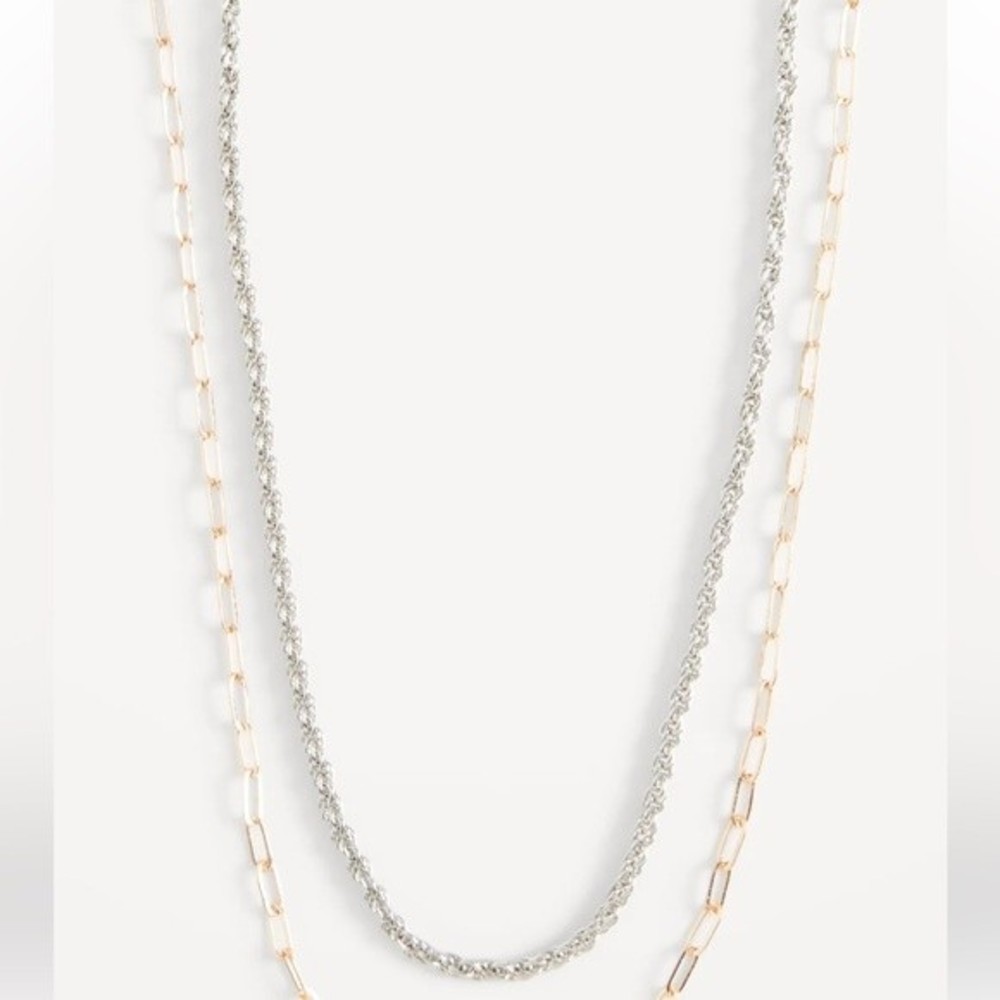 Silver Twisted Rope Necklace